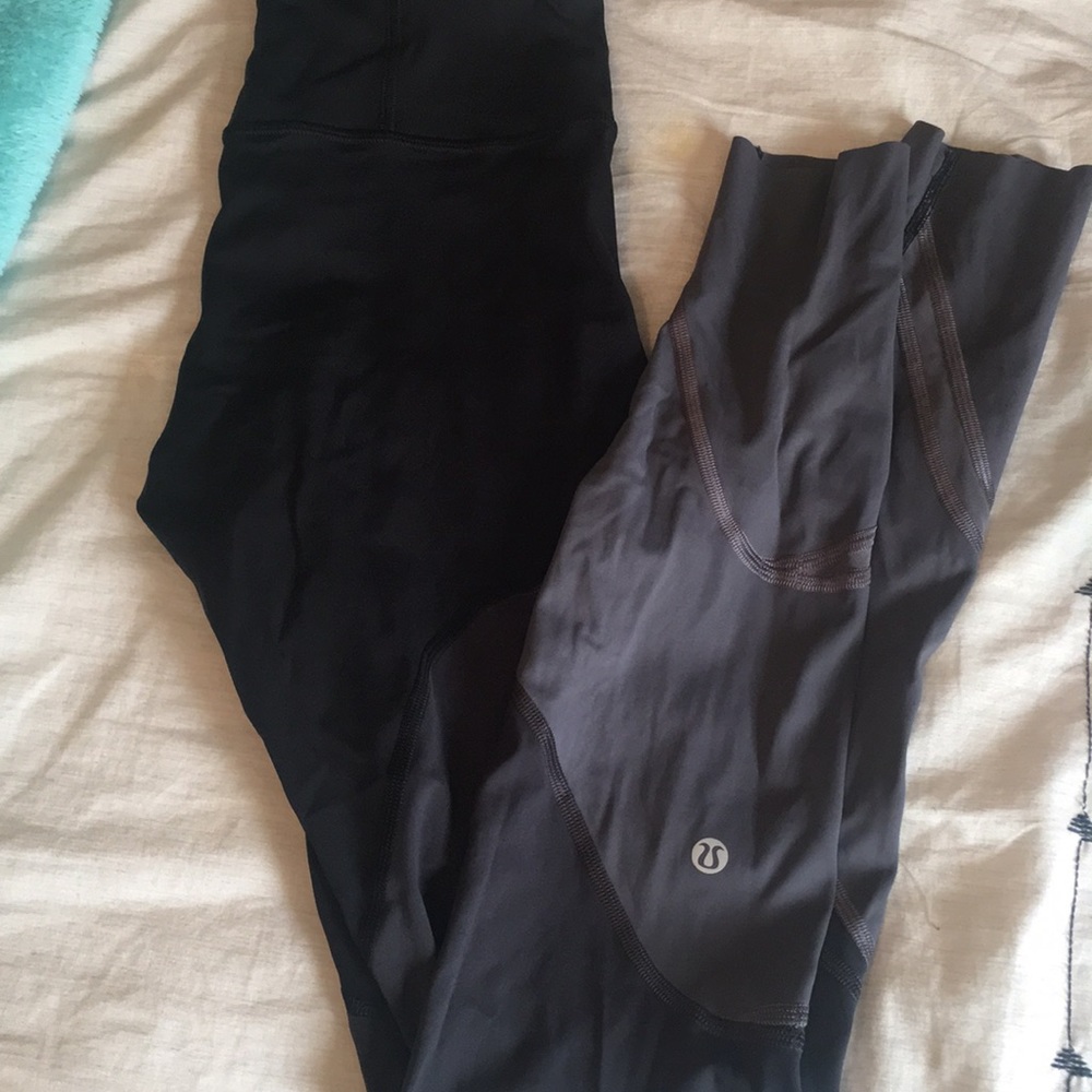 LULULEMON! NWOT black & gray leggings